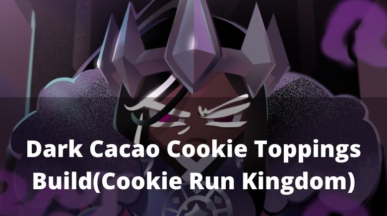 Dark Cacao Cookie Toppings